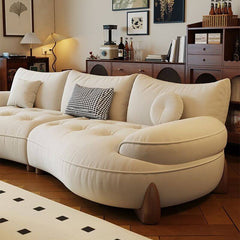 White 2-seater sofa in modern living room