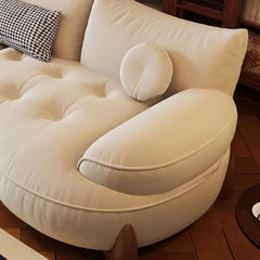 Sofa with decorative pillows