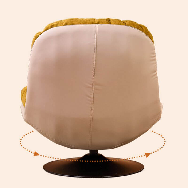 Reclining solid color chair