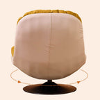 Reclining solid color chair