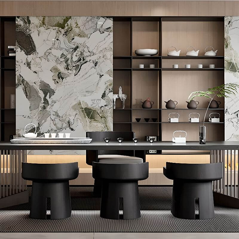 Casual Solid Color Utility Stool side view Main image