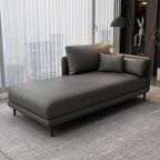 Padded upholstery of a chaise lounge