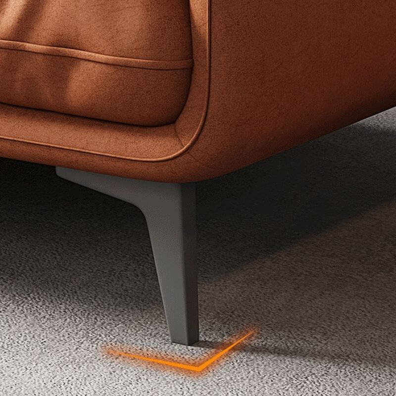 Sofá Casual Resistente al Agua en Color Sólido Gris/Cítrico/Blanco Roto, Asiento Flexible para 4/3/2 Personas Imagen secundaria del producto