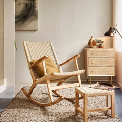 Scandinavian style porch rocking chair