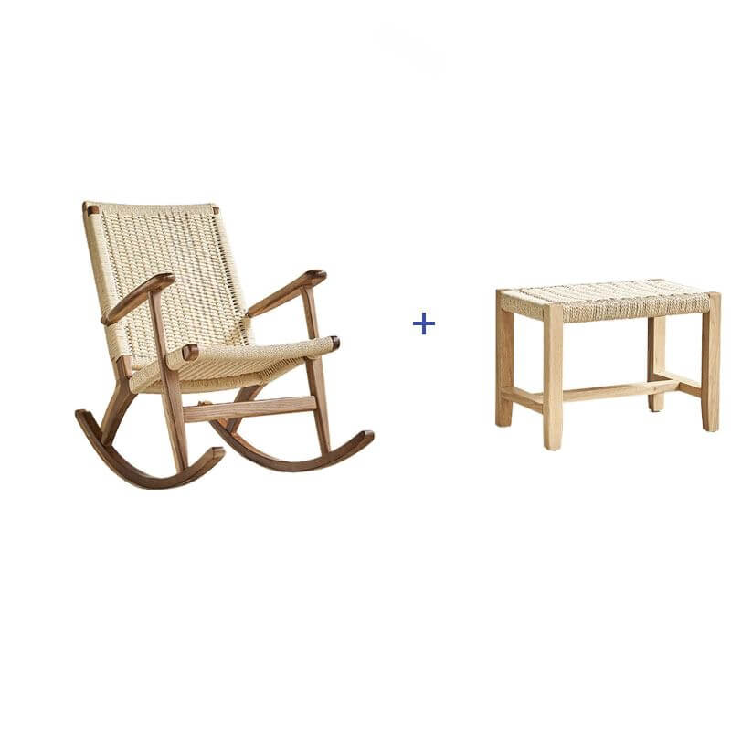 Scandinavian style porch rocking chair