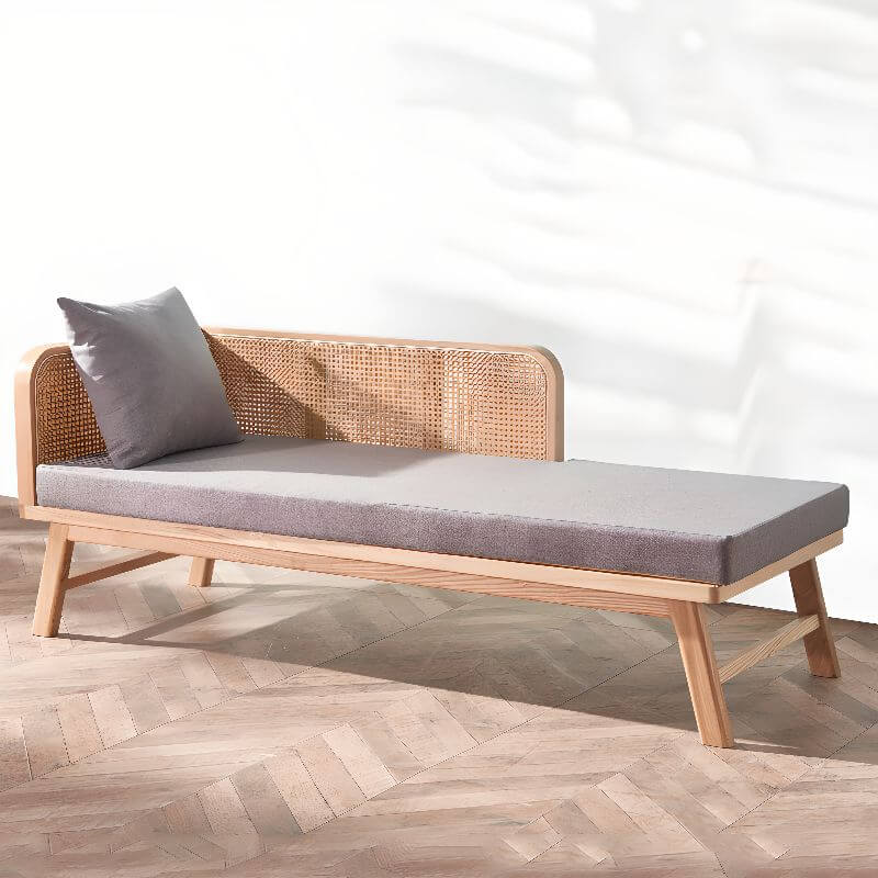 Modern dove grey chair in a stylish living room