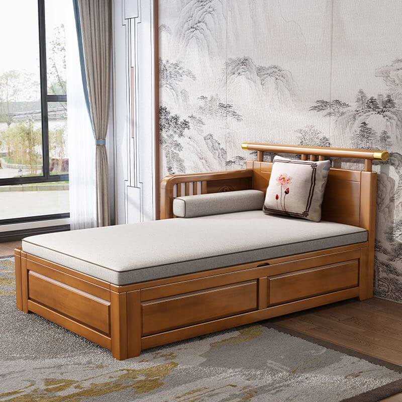 グレーのチェーズラウンジアクセントチェア、リポジトリストレージ付き、張り地のヌック サブ画像