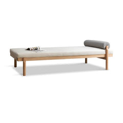 Elegant solid color chaise lounge