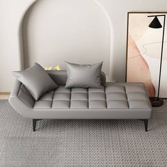 Button-tufted chaise lounge chair