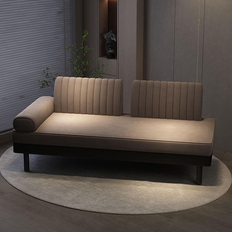 Modern chaise lounge loveseat for two