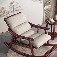 Chalk Contemporary Upholstered Rocking Chair front view