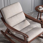 Comfortable armchair with ottoman