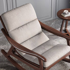 Comfortable armchair with ottoman