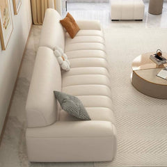 Chalk Standard Sofa with stylish decor