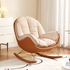 Chalk Trendy Upholstered Rocking Chair