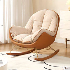 Single seat upholstered rocking chair