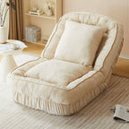 Chenille Bean Bag Lounger in Blue color