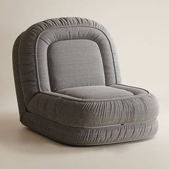 Relaxing seating arrangement with chenille lounger