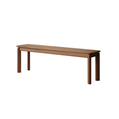 Cocoa Contemporary Solid Color Wood Indoor Mudroom Bench