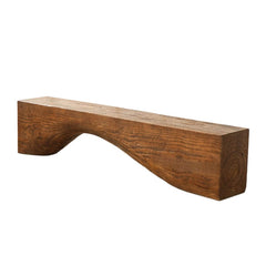 Cocoa Solid Wood Bench with no upholstery