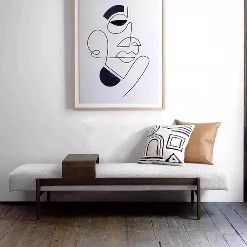 Cocoa Trendy Accent Bench in a modern bedroom Hauptbild