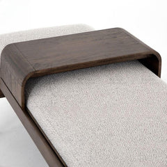 Versatile accent bench placed in a hallway