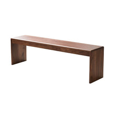 Elegant brown dining bench with modern design