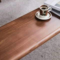 Solid color dining bench in modern decor