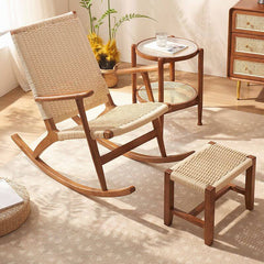 Cocoa Beige Modern Rocking Chair