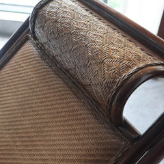 Indoor rattan rocking armchair for comfortable seating