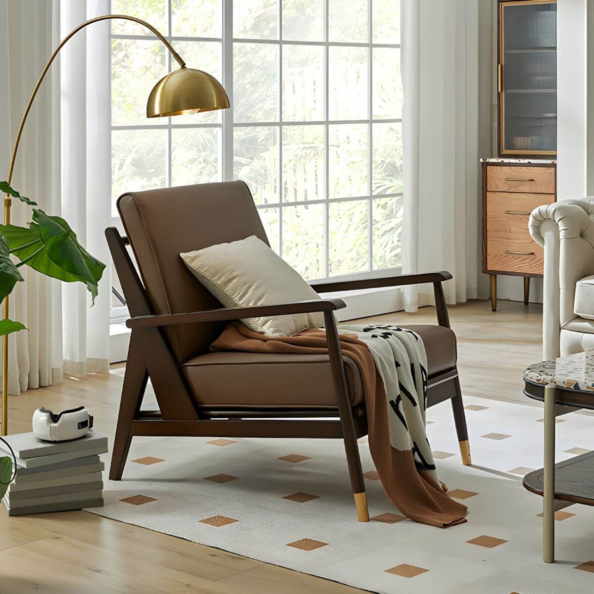 Independent movement foot and back recliner