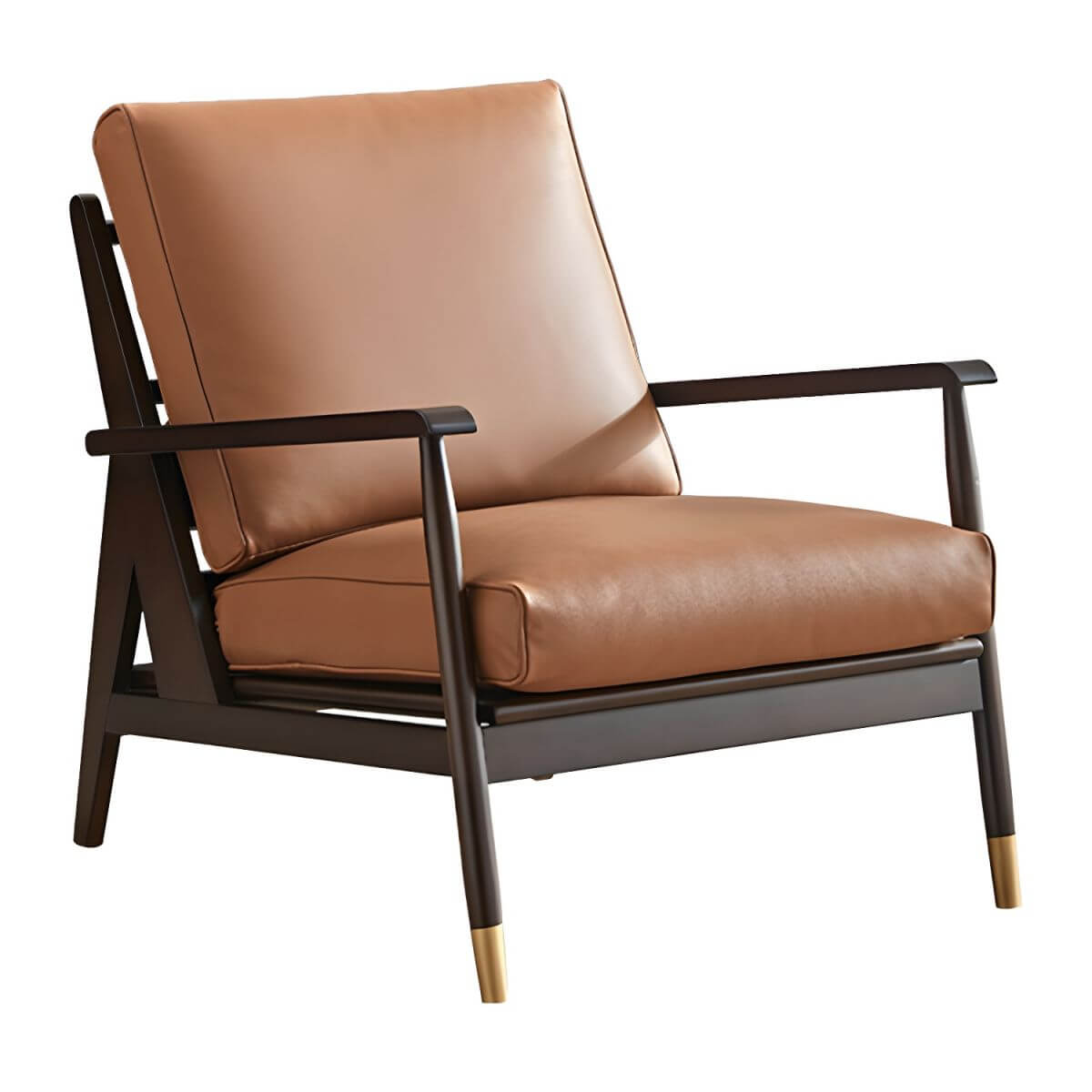 Wooden frame coffee recliner