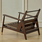 Stylish modern recliner with solid color