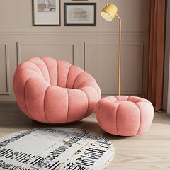 Solid color bean bag chair for modern decor