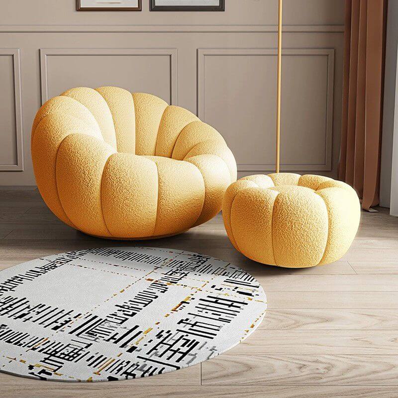 Blue bean bag chair for stylish seating Main image