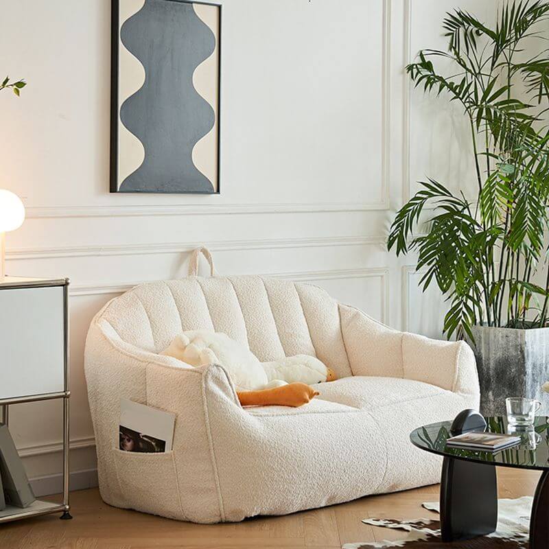 Comfortable Bean Bag Chair with Durable Abrasion Resistance in a Solid Color Secondary image