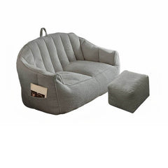 Stylish bean bag chair with standard dimensions