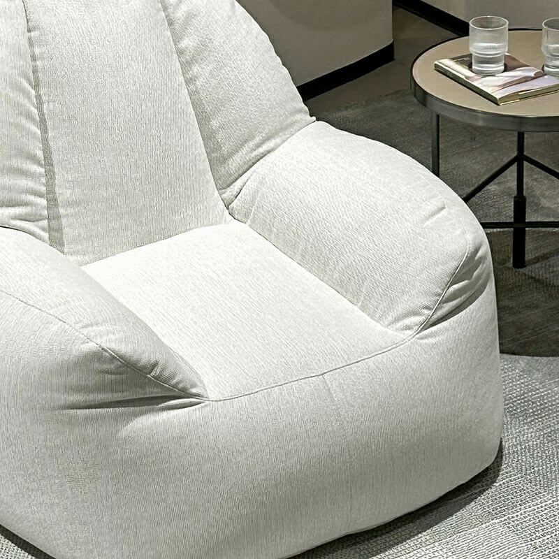 Stylish grey bean bag set