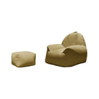 Stylish grey bean bag set