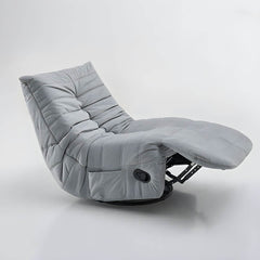 Comfortable small size recliner with tufted design