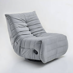 Comfortable modern recliner in beige and light grey