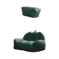 Comfy water-resistant faux leather bean bag chair