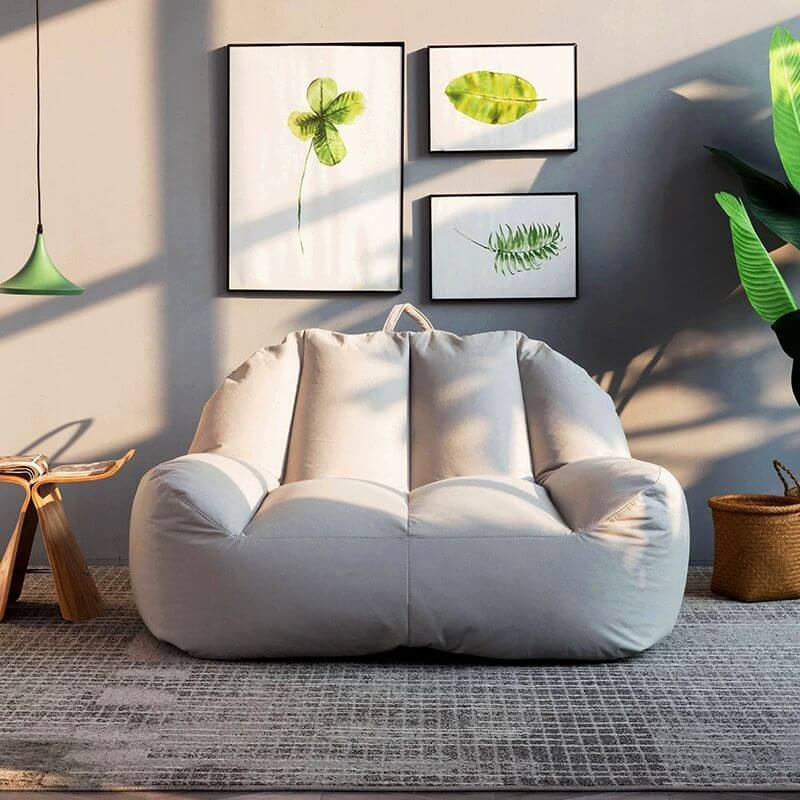 Bean bag chair in stylish green color