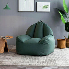 Stylish faux leather bean bag for living room