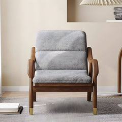 Compact Modern Recliner with Lumbar Support