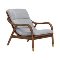 Stylish Modern Recliner with Wooden Frame