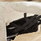 Compact Modern Swivel Rocker Recliner in Green