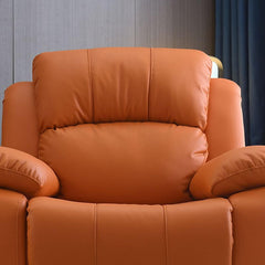 Compact Wood Recliner with Locking Back Adjustment