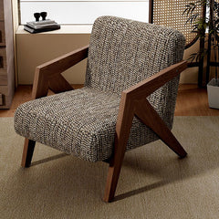 Stylish contemporary chair with armrests