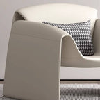 Detail of Contemporary Beige Arm Chair fabric